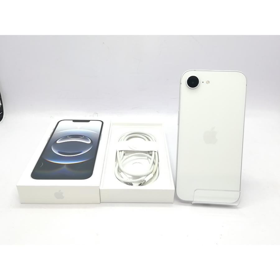 【中古】Apple 国内版 【SIMフリー】 iPhone 16e 128GB ホワイト MD1R4J/A【吉祥寺】保証期間１ヶ月【ランクA】の画像