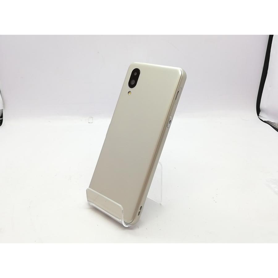 中古】SHARP SoftBank 【SIMフリー】 シンプルスマホ6 シャンパン 