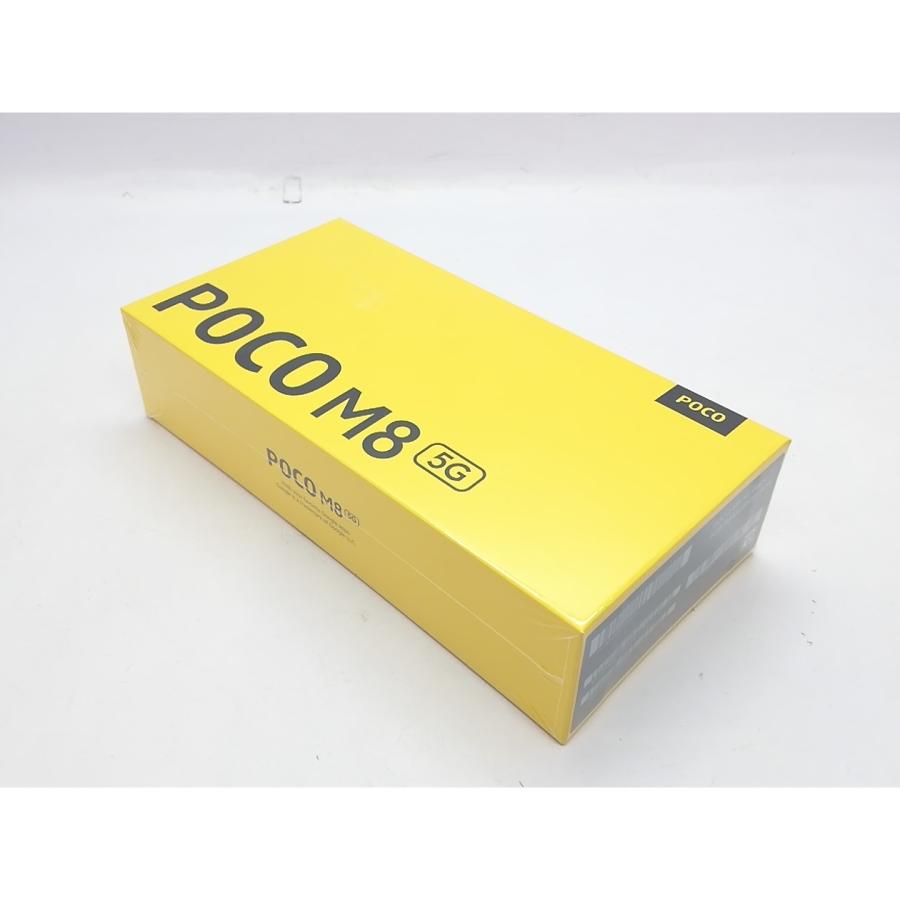 未使用】Xiaomi 国内版 【SIMフリー】 POCO M8 5G ブラック 8GB 256GB
