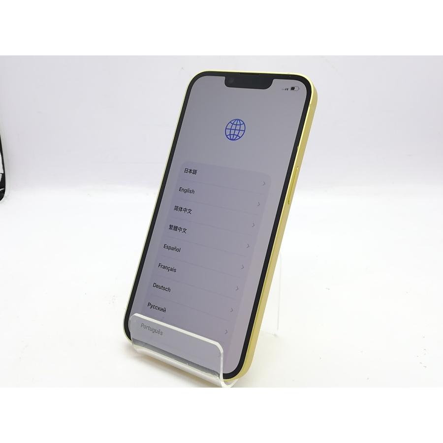 【中古】Apple 国内版 【SIMフリー】 iPhone 14 128GB イエロー MR3Q3J/A【立川フロム中武】保証期間１ヶ月【ランクA】の画像