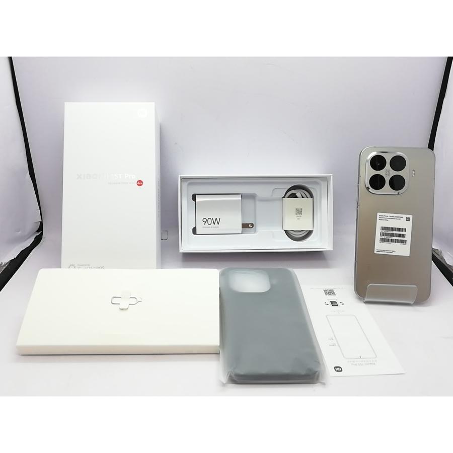 中古】Xiaomi 国内版 【SIMフリー】 Xiaomi 15T Pro グレー 12GB 256GB