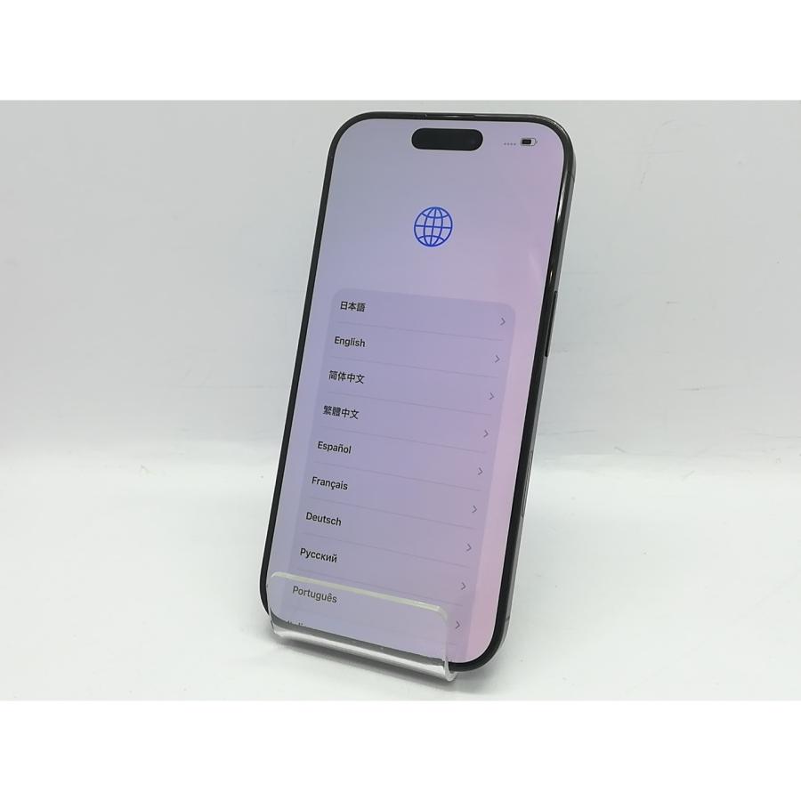 中古】Apple SoftBank 【SIMフリー】 iPhone 16 Pro 128GB ブラック