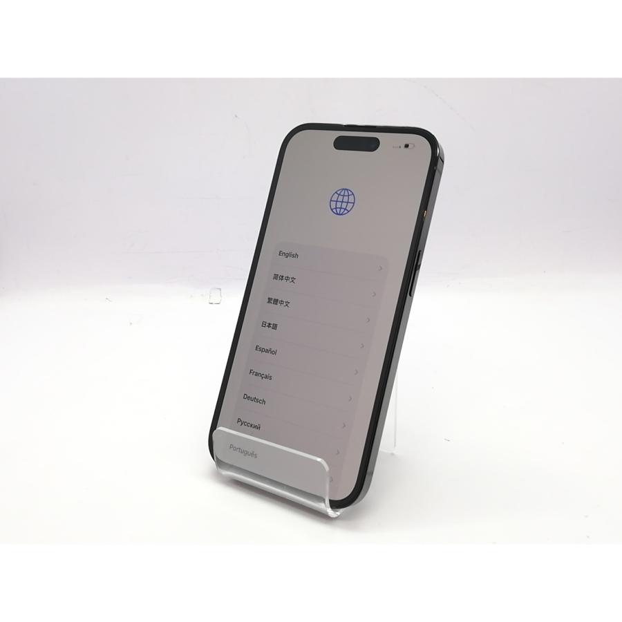 【中古】Apple docomo 【SIMフリー】 iPhone 14 Pro 128GB スペースブラック MPXU3J/A【立川フロム中武】保証期間１ヶ月【ランクA】の画像