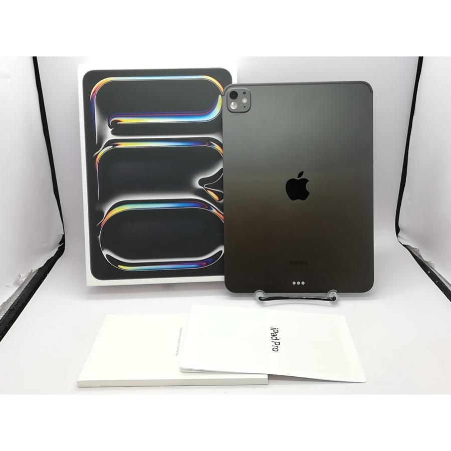 【中古】Apple 【Wi-Fi】 11インチ iPad Pro（M4/2024） 256GB スペースブラック 標準ガラス MVV83J/A【立川フロム中武】保証期間１ヶ月【ランクA】の画像