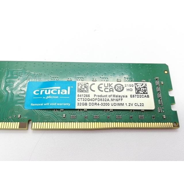 動作確認済み DDR4 3200 32GB CFD製 PC4-25600 @ 中古】DDR4 32GB PC4-25600(DDR4-3200)【デスクトップPC用】 【立川