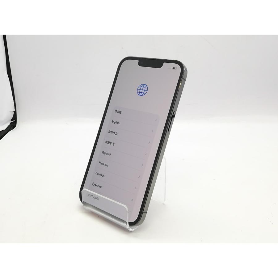 【中古】Apple SoftBank 【SIMフリー】 iPhone 13 Pro 256GB グラファイト MLUN3J/A【立川フロム中武】保証期間１ヶ月【ランクA】の画像