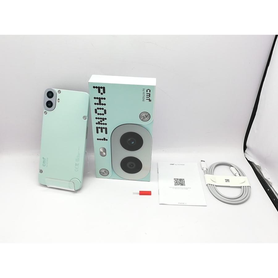 CMF by NOTHING PHONE 1 ライトブルー 本体 ほぼ未使用品 中古】NOTHING 【SIMフリー】 CMF Phone 1 8GB 128GB ライトグリーン