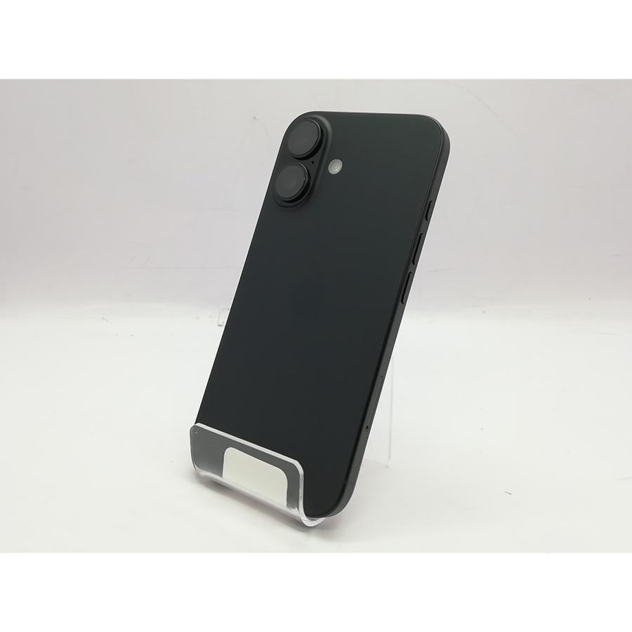 【未使用】Apple 国内版 【SIMフリー】 iPhone 16 128GB ブラック MYDQ3J/A【立川フロム中武】保証期間３ヶ月の画像