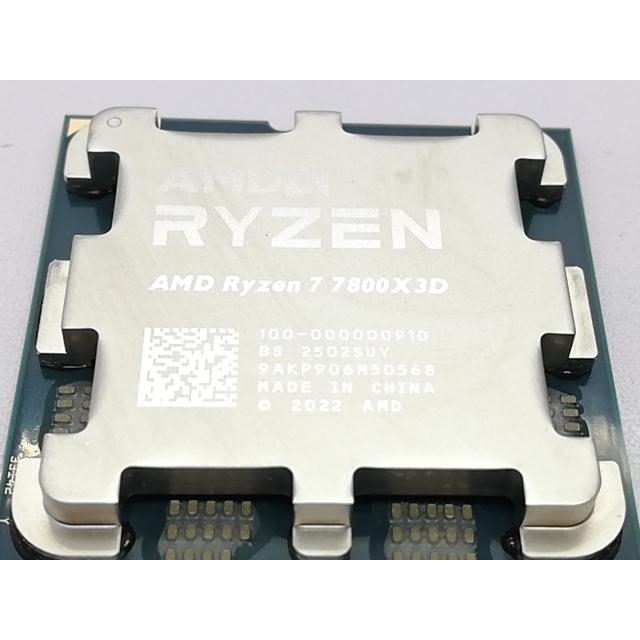 【中古】AMD Ryzen 7 7800X3D (4.2GHz/TC:5GHz) BOX AM5/8C/16T/L3 96MB/Radeon Graphics/TDP 120W【立川フロム中武】言いはなつ継続期間１週