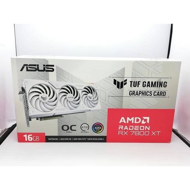 中古】ASUS TUF-RX7800XT-O16G-WHITE-GAMING RX7800XT/16GB(GDDR6