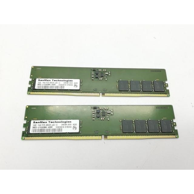 中古】DDR5 16GB 2枚組（合計32GB） DDR5-4800(PC5-38400