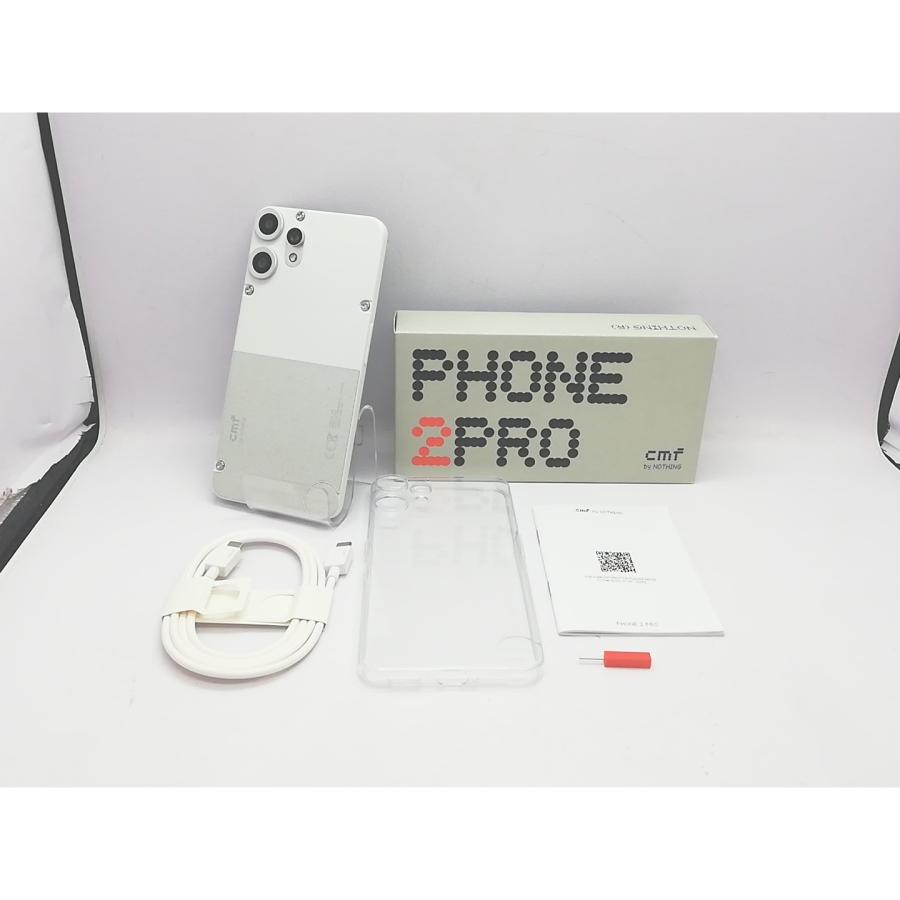中古】NOTHING 国内版 【SIMフリー】 CMF Phone 2 Pro ホワイト 8GB
