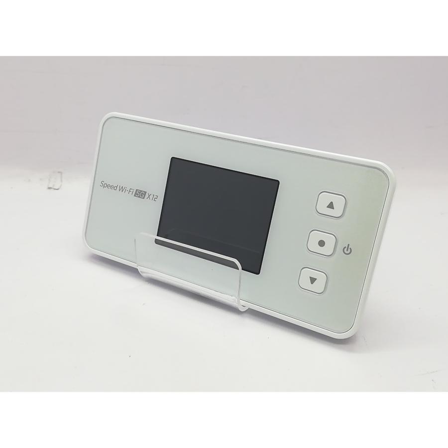 中古】NEC UQmobile 【SIMフリー】 Speed Wi-Fi 5G X12 NAR03 アイス 