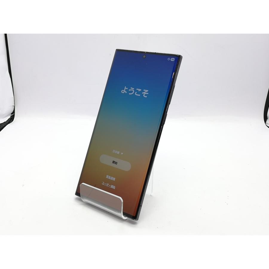 中古】SAMSUNG au 【SIMフリー】 Galaxy S22 Ultra ファントムブラック