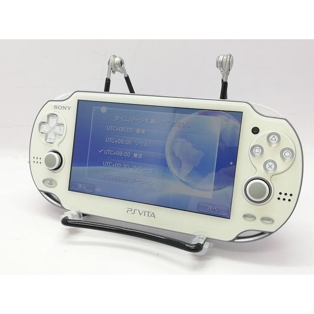 中古】SONY PlayStation VITA Wi-Fiモデル クリスタルホワイト PCH 