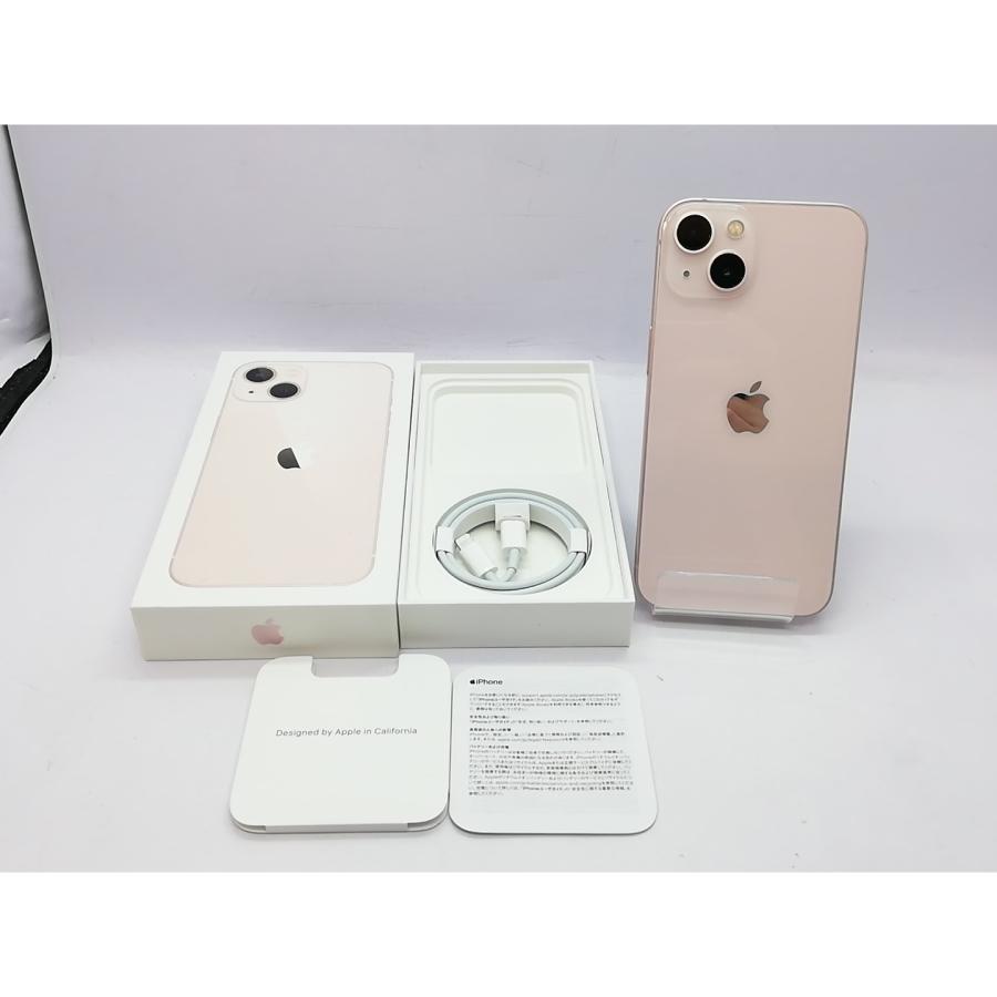iPhone 13 【中古】Apple docomo 【SIMフリー】 128GB ピンク MLNE3J/A