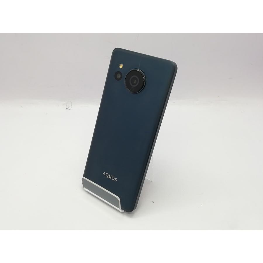 中古】SHARP au 【SIMフリー】 AQUOS sense8 コバルトブラック 6GB