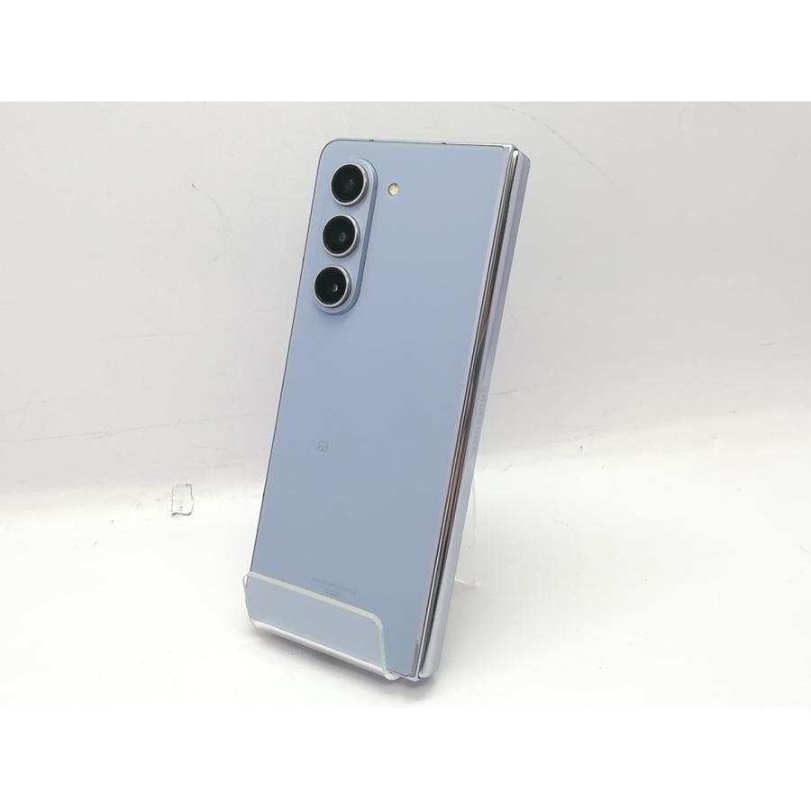 中古】SAMSUNG au 【SIMフリー】 Galaxy Z Fold5 アイシーブルー 12GB