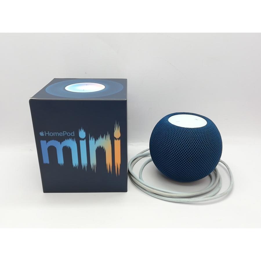 Apple Pod mini 新品未開封•MJ2C3J /ブルー 中古】Apple HomePod mini ブルー MJ2C3J/A【立川フロム中武】保証期間