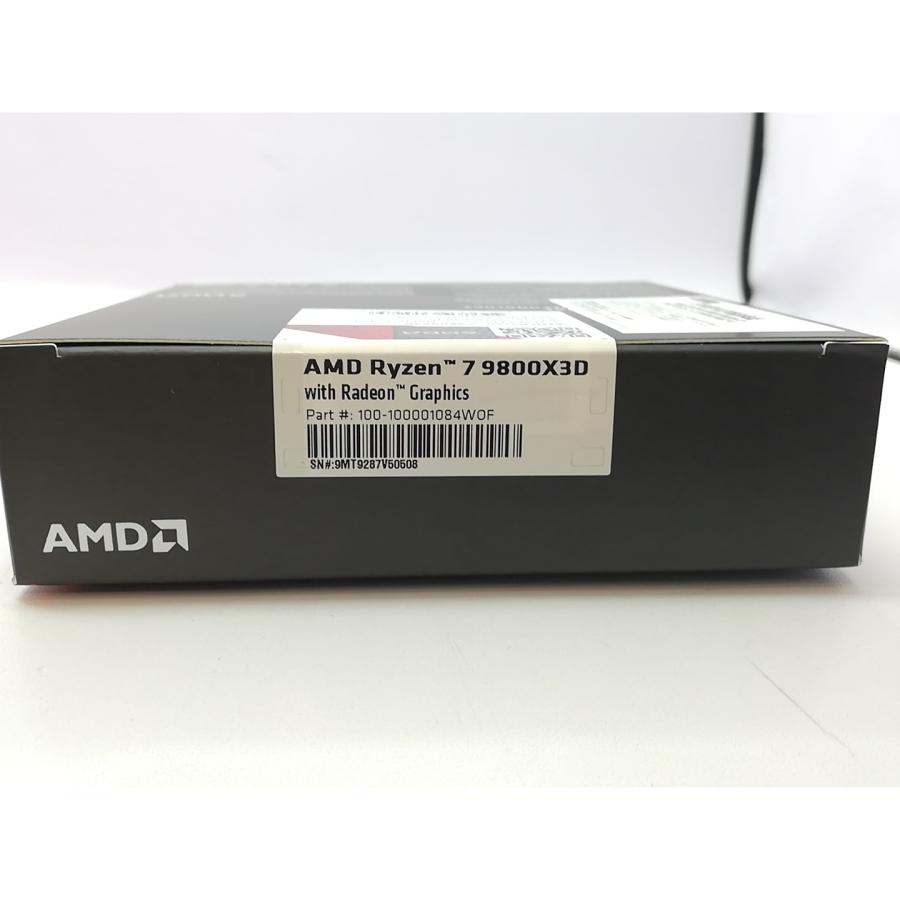 未使用】AMD Ryzen 7 9800X3D (4.7GHz/TC:5.2GHz) BOX AM5/8C/16T/L3