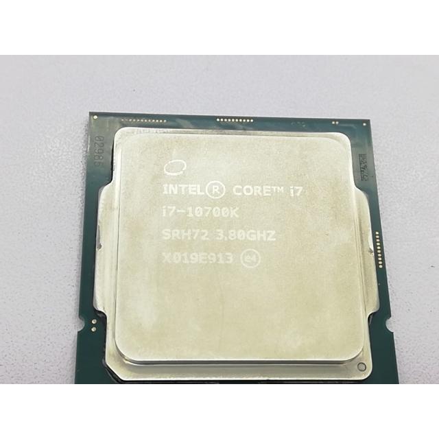 【動作確認済み】Intel Core i7-10700K LGA1200 中古】Intel Core i7-10700K (3.8GHz/TB:5.1GHz) bulk LGA1200/8C/16T