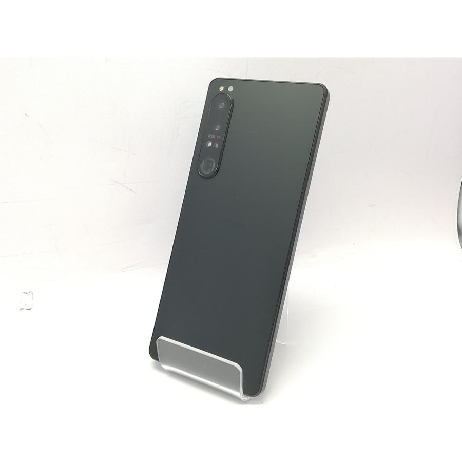 中古】SONY au 【SIMフリー】 Xperia 1 IV ブラック 12GB 256GB SOG06
