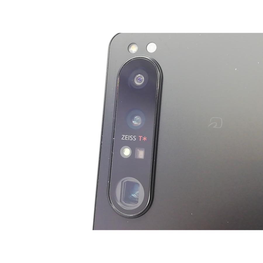 中古】SONY au 【SIMフリー】 Xperia 1 IV ブラック 12GB 256GB SOG06