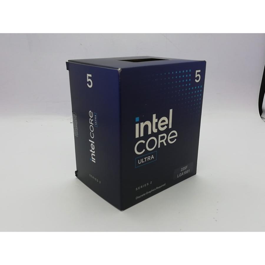 未使用】Intel Core Ultra 5 225F (3.3GHz) Box LGA1851/10C(P:6C/E:4C 