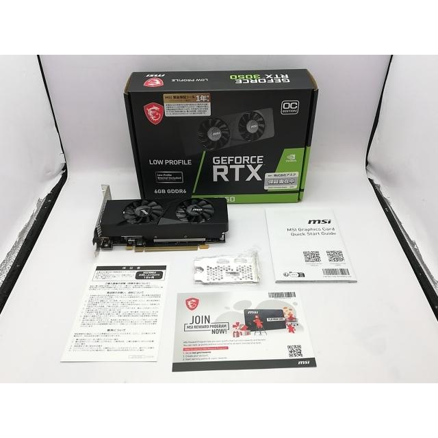 MSI GeForce RTX 3050 LP 6GB GDDR6 中古美品 中古】MSI GeForce RTX 3050 LP 6G OC RTX3050/6GB(GDDR6)【立川フロム