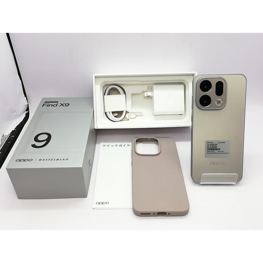 中古】Oppo 国内版 【SIMフリー】 OPPO Find X9 チタニウムグレー 16GB