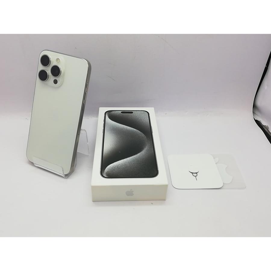 中古】Apple 国内版 【SIMフリー】 iPhone 15 Pro Max 256GB ホワイト