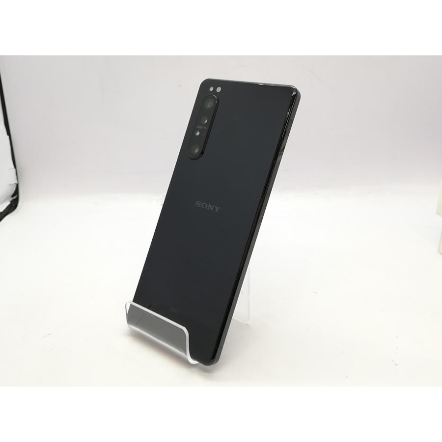 中古】SONY au 【SIMロック解除済み】 Xperia 1 II ブラック 8GB 128GB