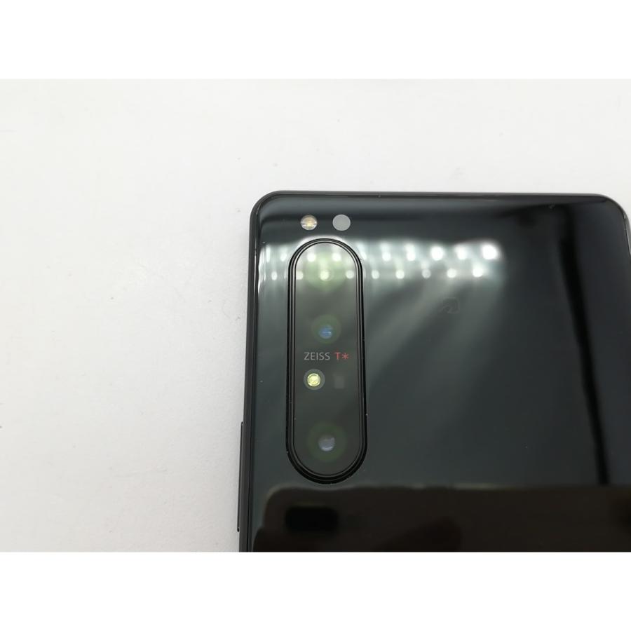 中古】SONY au 【SIMロック解除済み】 Xperia 1 II ブラック 8GB 128GB
