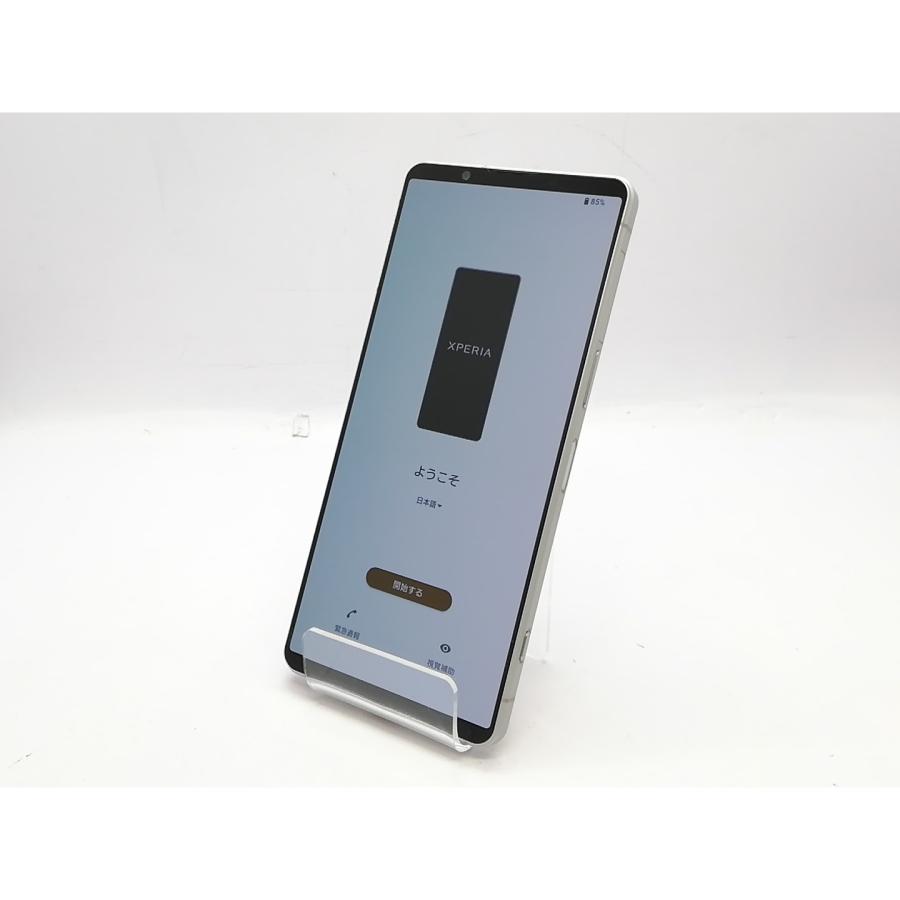 中古】SONY au 【SIMフリー】 Xperia 1 VI プラチナシルバー 12GB