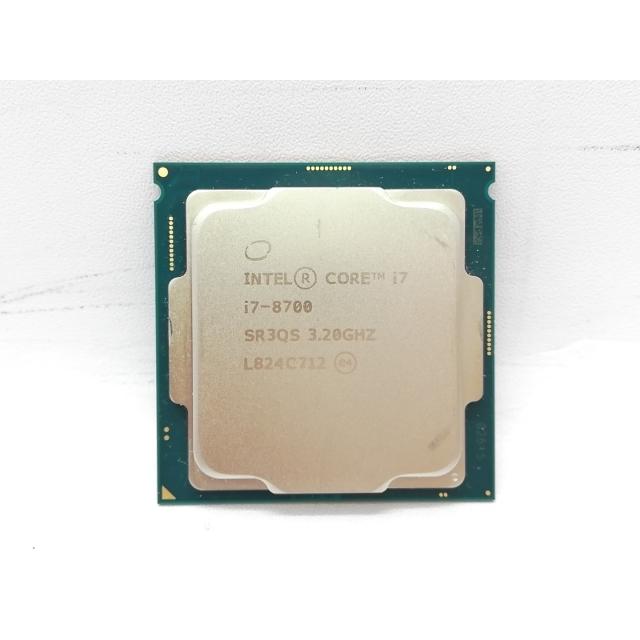 中古】Intel Core i7-8700 (3.2GHz/TB:4.6GHz) bulk LGA1151/6C/12T/L3