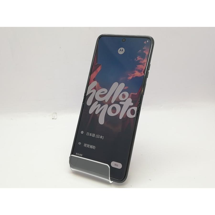 中古】MOTOROLA 国内版 【SIMフリー】 motorola razr 40 セージ
