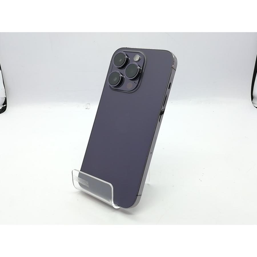 中古】Apple au 【SIMフリー】 iPhone 14 Pro 128GB ディープパープル