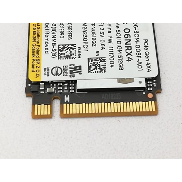 中古】各社 512GB SSD (M.2 2230/PCIe3.0 NVMe)【立川フロム中武】保証