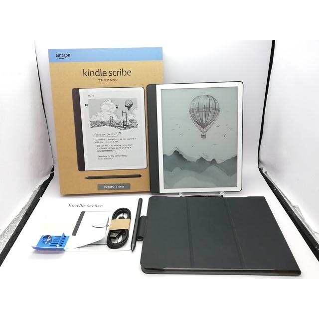 中古】Amazon Kindle Scribe (2024) 64GB タングステン プレミアムペン