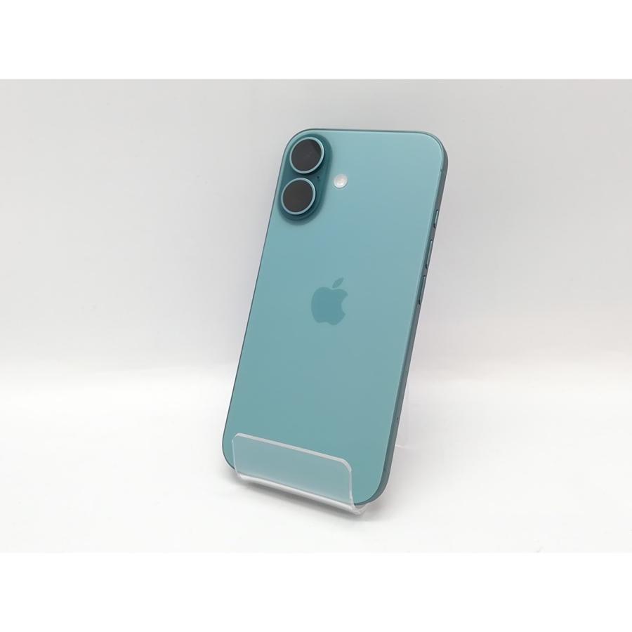 中古】Apple 国内版 【SIMフリー】 iPhone 16 256GB ティール MYE13J/A 