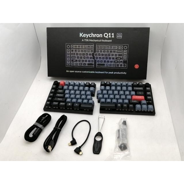 中古】Keychron Keychron Q11 QMK カスタムメカニカルキーボード（US