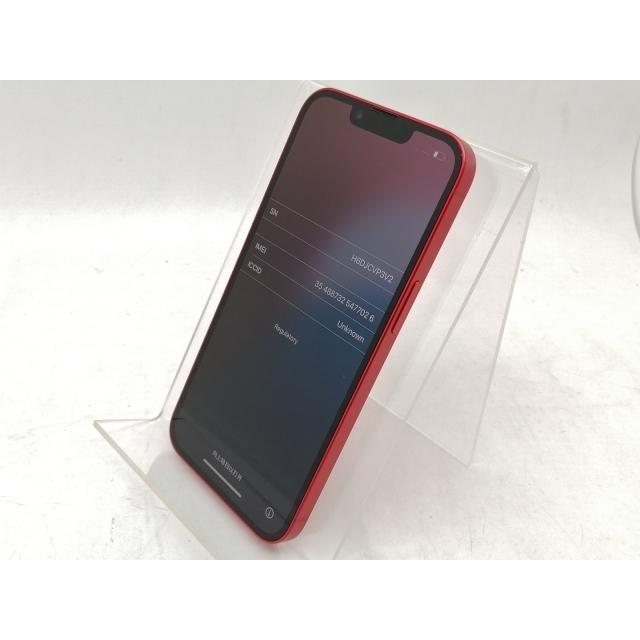 中古】Apple 海外版 【SIMフリー】 iPhone 14 128GB (PRODUCT)RED