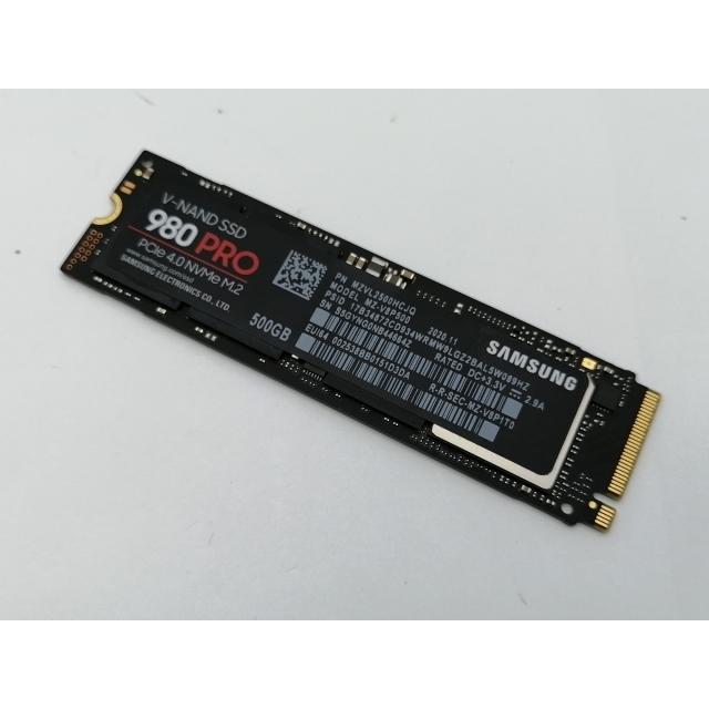 中古】SAMSUNG 980 Pro (MZ-V8P500B/IT) 500GB/M.2 2280(PCIe4.0 NVMe