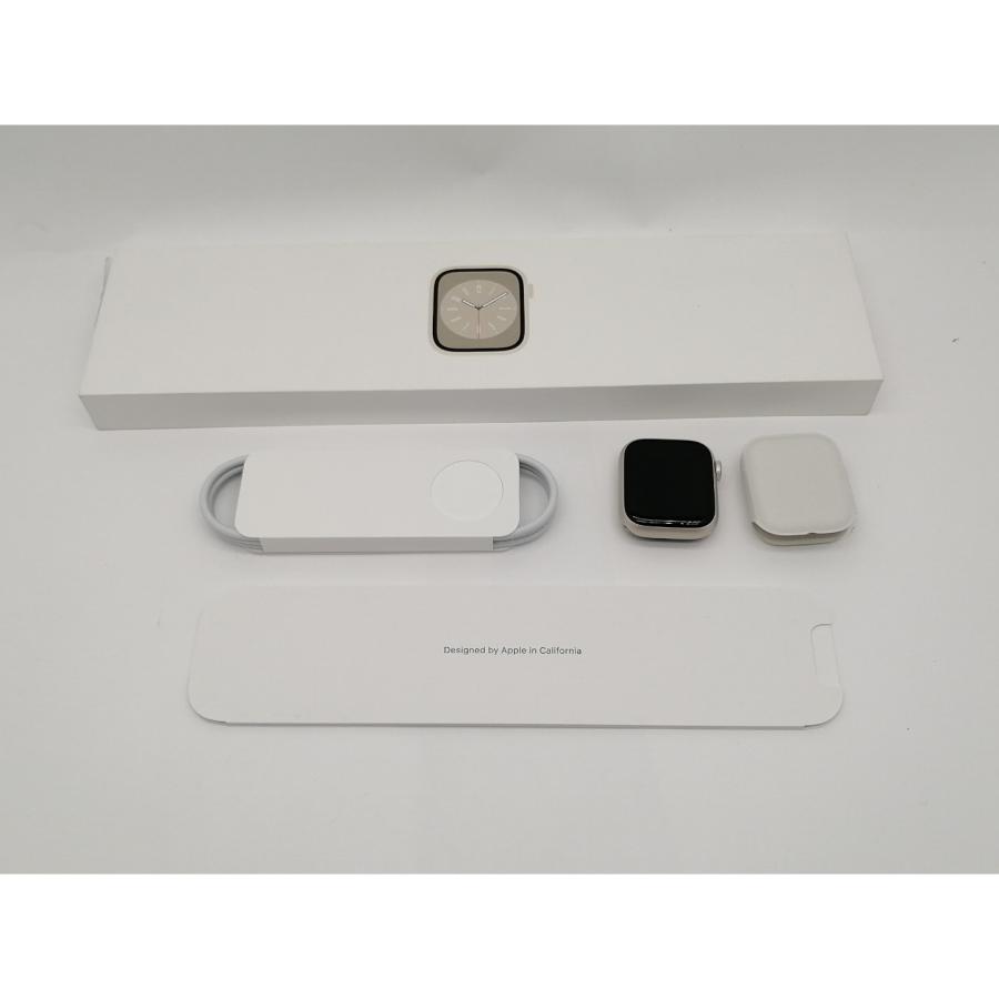 中古】Apple Apple Watch Series8 41mm Cellular スターライト