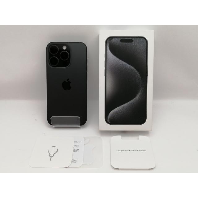 【中古】Apple 楽天モバイル 【SIMフリー】 iPhone 15 Pro 256GB ブラックチタニウム MTUC3J/A【新宿東口】保証期間１ヶ月【ランクC】の画像
