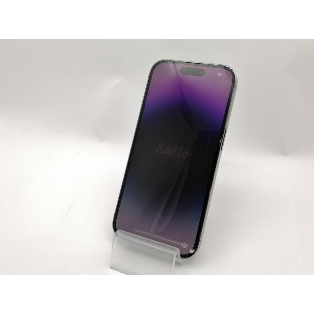 【中古】Apple 国内版 【SIMフリー】 iPhone 14 Pro 256GB ディープパープル MQ1E3J/A【新宿東口】保証期間１ヶ月【ランクC】の画像