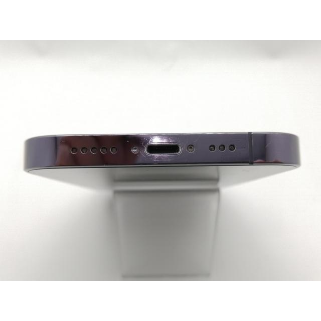 【中古】Apple 国内版 【SIMフリー】 iPhone 14 Pro 256GB ディープパープル MQ1E3J/A【新宿東口】保証期間１ヶ月【ランクC】の画像
