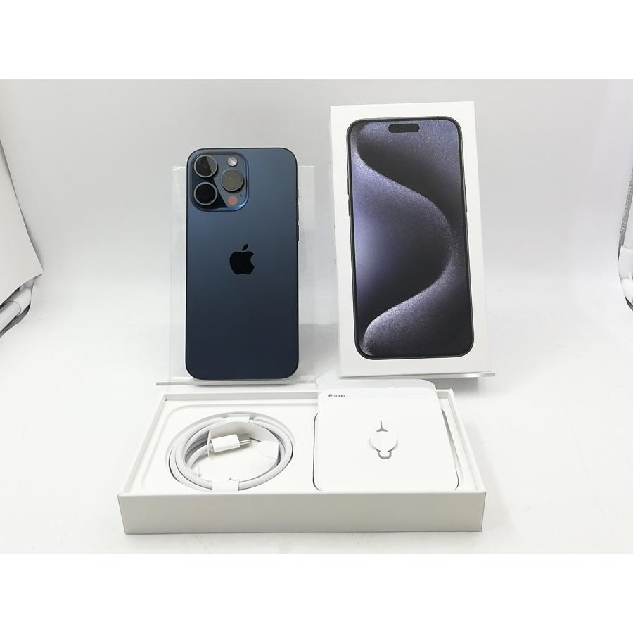 【中古】Apple 国内版 【SIMフリー】 iPhone 15 Pro Max 512GB ブルーチタニウム MU6X3J/A【大宮東口】保証期間１ヶ月【ランクA】の画像