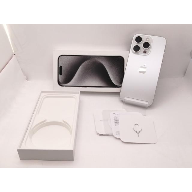 中古】Apple au 【SIMフリー】 iPhone 15 Pro 128GB ホワイト