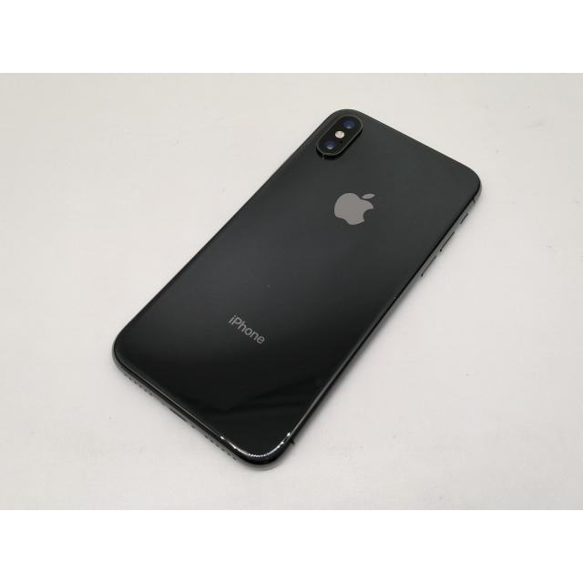 中古】Apple docomo 【SIMロックあり】 iPhone X 64GB スペースグレイ